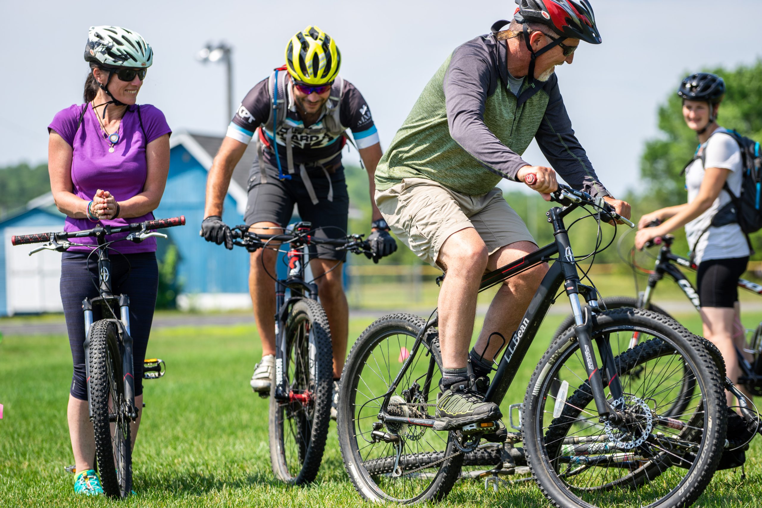 biking