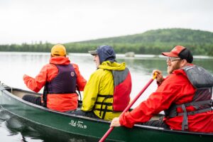 Fly fishing outing at MOB Summer Camp